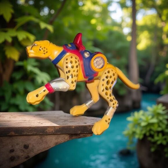 2000 Vintage Fisher Price Rescue Hero’s Wilderness Spotter the Cheetah - Picture 1 of 5